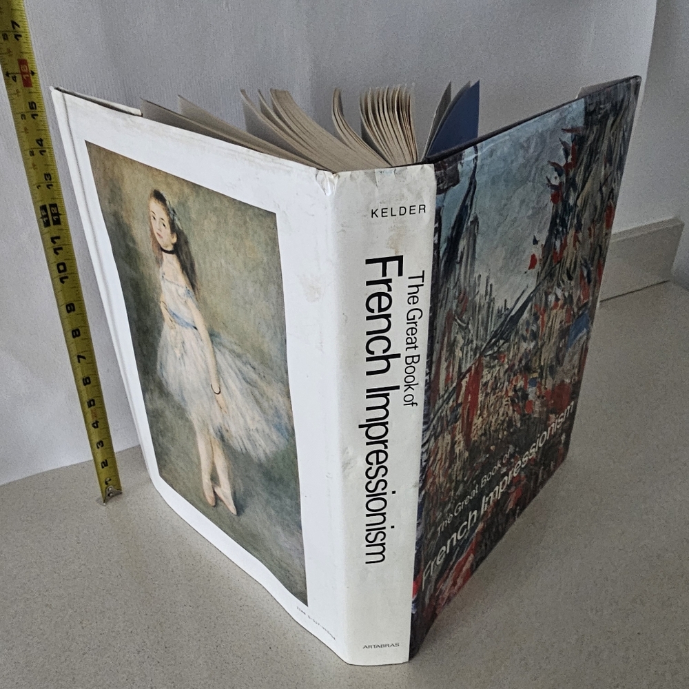 THE GREAT Coffee Table BOOK OF FRENCH IMPRESSIONISM 1980 4th Printing BY KELDER